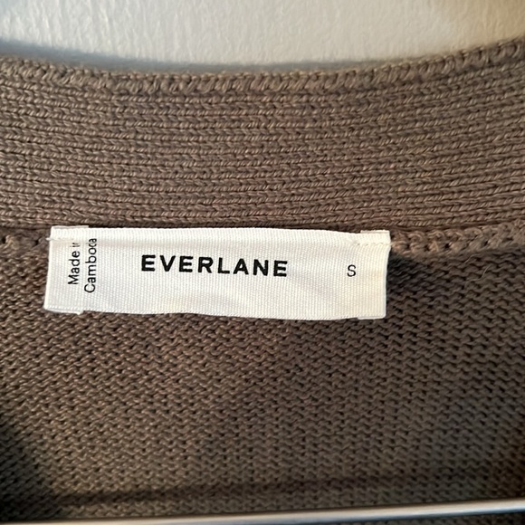 Everlane The Classic Cardigan in Everyday Cotton in Kalamata Size S - Picture 9 of 11